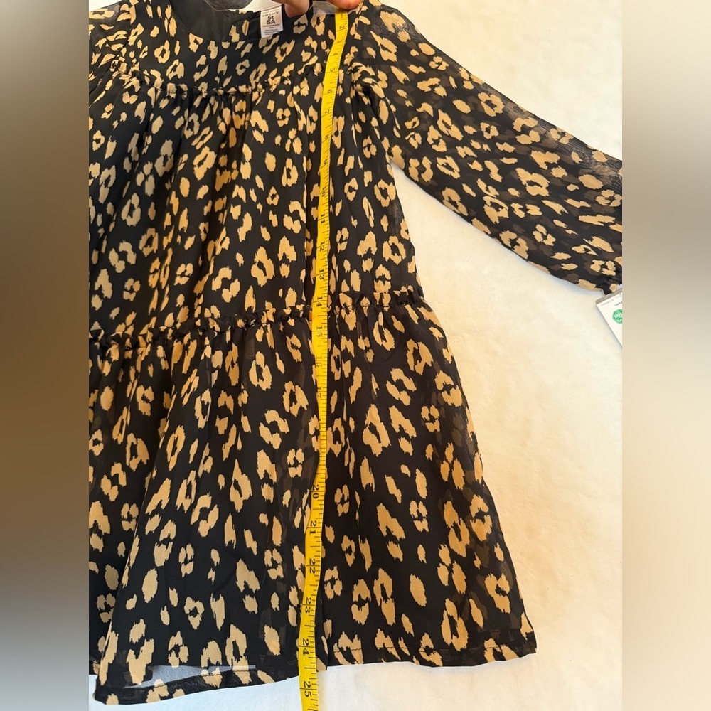 Carter's Size 5T Black and Gold Patterned Kids Dress - Picture 10 of 15